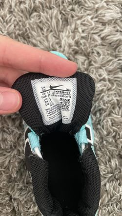 Nike Youth Air More Uptempo (Gs) Light Aqua/Black-White