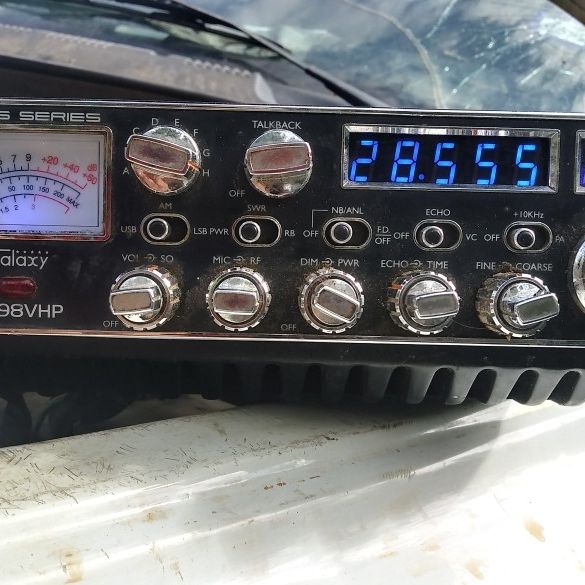 Galaxy Dx98vhp 10 Meter Cb/radio With Monkey Made Antenna for Sale in