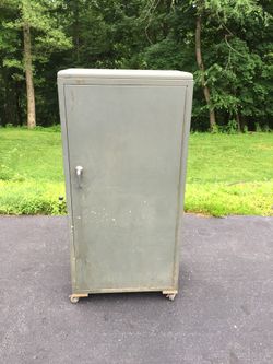 Heavy duty metal garage cabinet