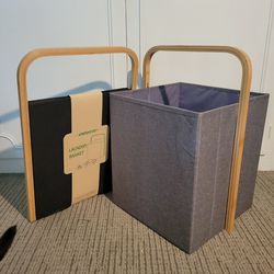 Storage/ Laundry BASKETS Elegant Linen/Bamboo - Brand NEW