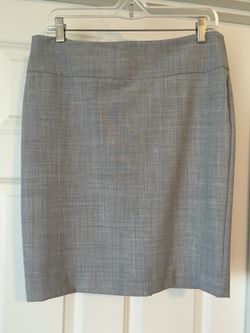 Light grey pencil skirt