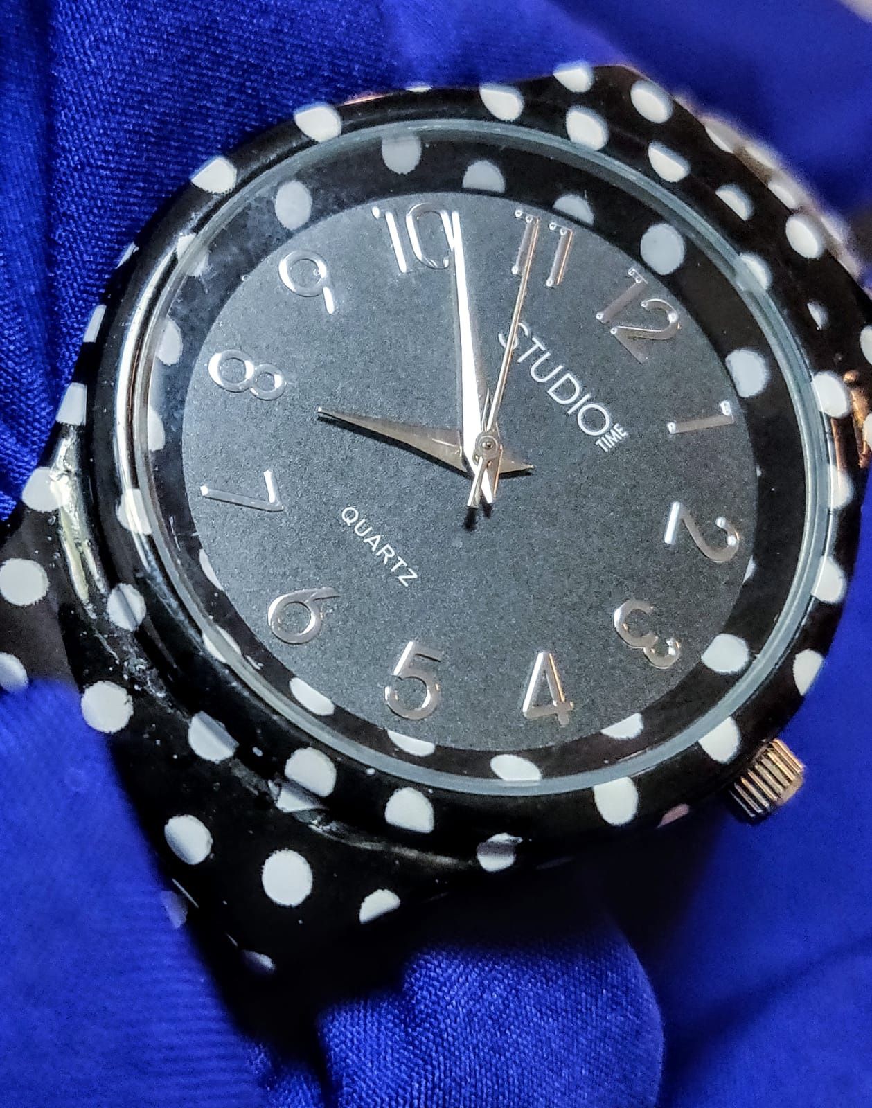 Studio Polka Dotted Summer Cuff Women's Watch