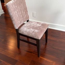 Velvet Kitchen/Dining Chairs - Pair