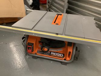 Ridged Heavy Duty 10 Inch Job Site Table Saw With Stand