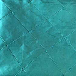 4 Aqua Satin Rectangle Table Cloths!! Great For Weddings/parties
