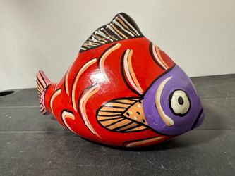 Colorful Fish Sculpture