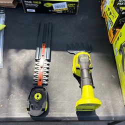 Ryobi ONE+ HP Brushless 18V Cordless Grass Shear and Shrubber