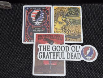 Grateful Dead Vinyl Stickers Lot