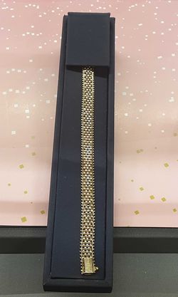 Bracelet - Tricolor Gold 14k (.585) 14.1 grams 8 inch