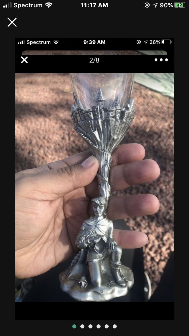 Disney Snow White & Prince Wedding Glasses