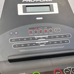Pro form fordable Treadmill