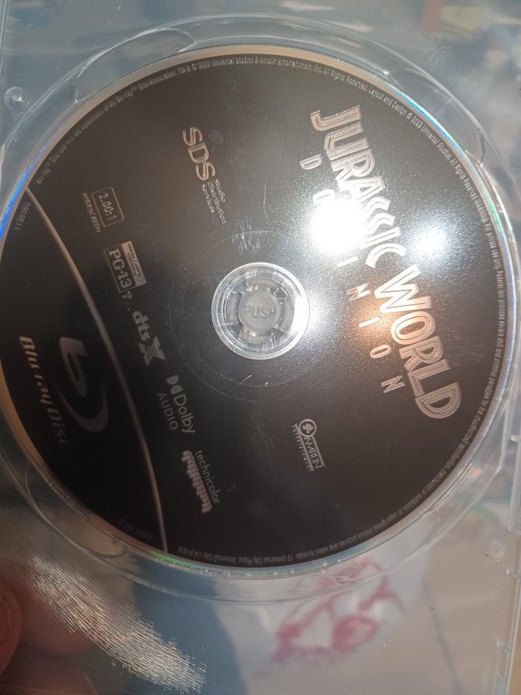 Jurassic PARK DOMINION BLURAY ONLY