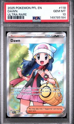 Pokemon Dawn Ultra Rare PSA 10 Gem Mint