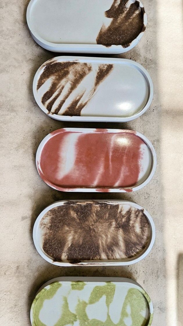 Bandejas Decorativas | Decorative Trays | Bandejas De Concreto Hechas A Mano | RUSTIC DECOR