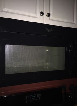 Whirlpool microwave door