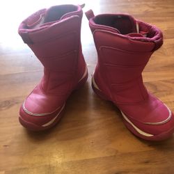 Big Girl Snow Boots Size 2