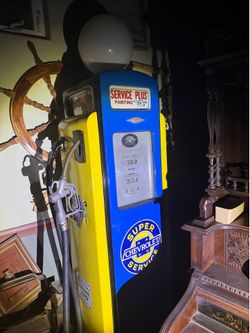 Bennet  Chevrolet gas service pump