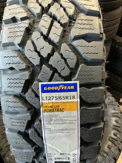 Lt 275 65 18   Goodyear wrangler duratrac
