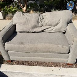 Pullout Twin Bed Couch, 2 Seater