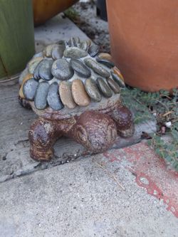 Cement Turtles Garden Art