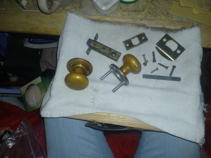 Antique Vintage "Dexter"Indoor Doorknob Set