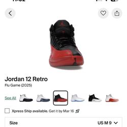 Jordan 12 Flu Game  (2025) 