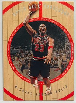 Upper Deck 1997-98 Hardcourt Michael Jordan Insert #23-G Bulls Legend Goat HOF