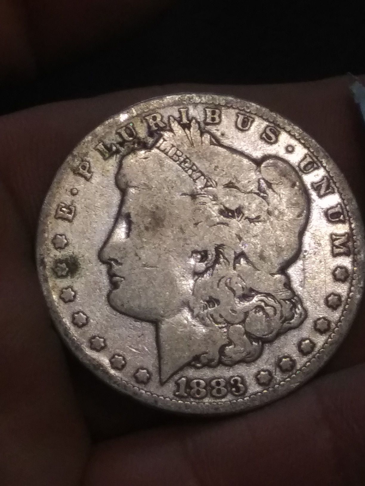 1883cc Silver Morgan dollar scarce