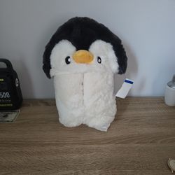 Penguin Hooded Blanket