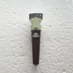 Left Coast Hop Juice Triple IPA Beer Tap Handle Rare Gecko - San Clemente Brewery