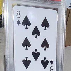 FS/NFT - PSA 10 - 2013 POKEMON CENTER NAGOYA PLAYING CARD 8 OF SPADES POPULATION #1
