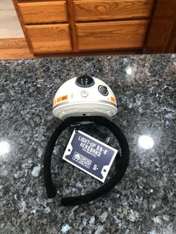 Disney parks  BB-8 Light Up Headband Star Wars Galaxy's Edge Sound Effects Disney Parks White.  Brand new with tags.