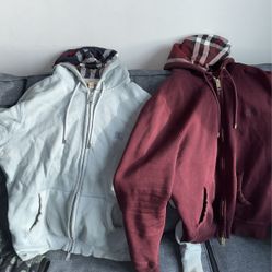 2 Medium Burberry Jackets