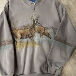 Vintage Deer Sweatshirt 
