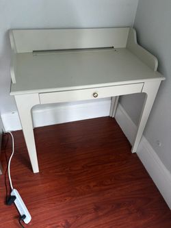 IKEA Beige Desk with Drawer – Great for Home Office or Student