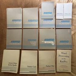 KayPro Computer Manuals Lot Bundle from 1980s excellent condition