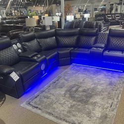 Black Sectional 