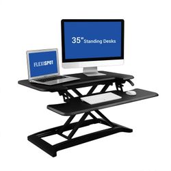 New in box FlexiSpot M7MB Stand Up desk Converter -35" Standing desk Riser