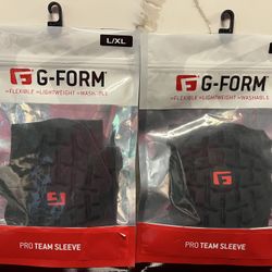 New Pair of G-Form Pro Team black sports Sleeve L/XL set of 2