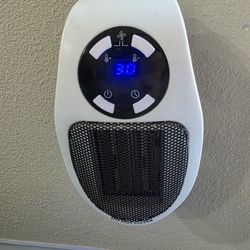 Brentwood 350 Watt Plug-In Wall Outlet Personal Space Heater in White