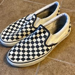 Vans Checkered Slip Ons