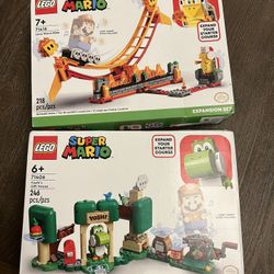 LEGO Super Mario: Yoshi’s Gift House Expansion Set & Lava Wave Ride Set