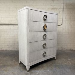 Delivery is available Open box Never used solid wood Riverside tall chest dresser with 5 storage drawers $590 OBO!