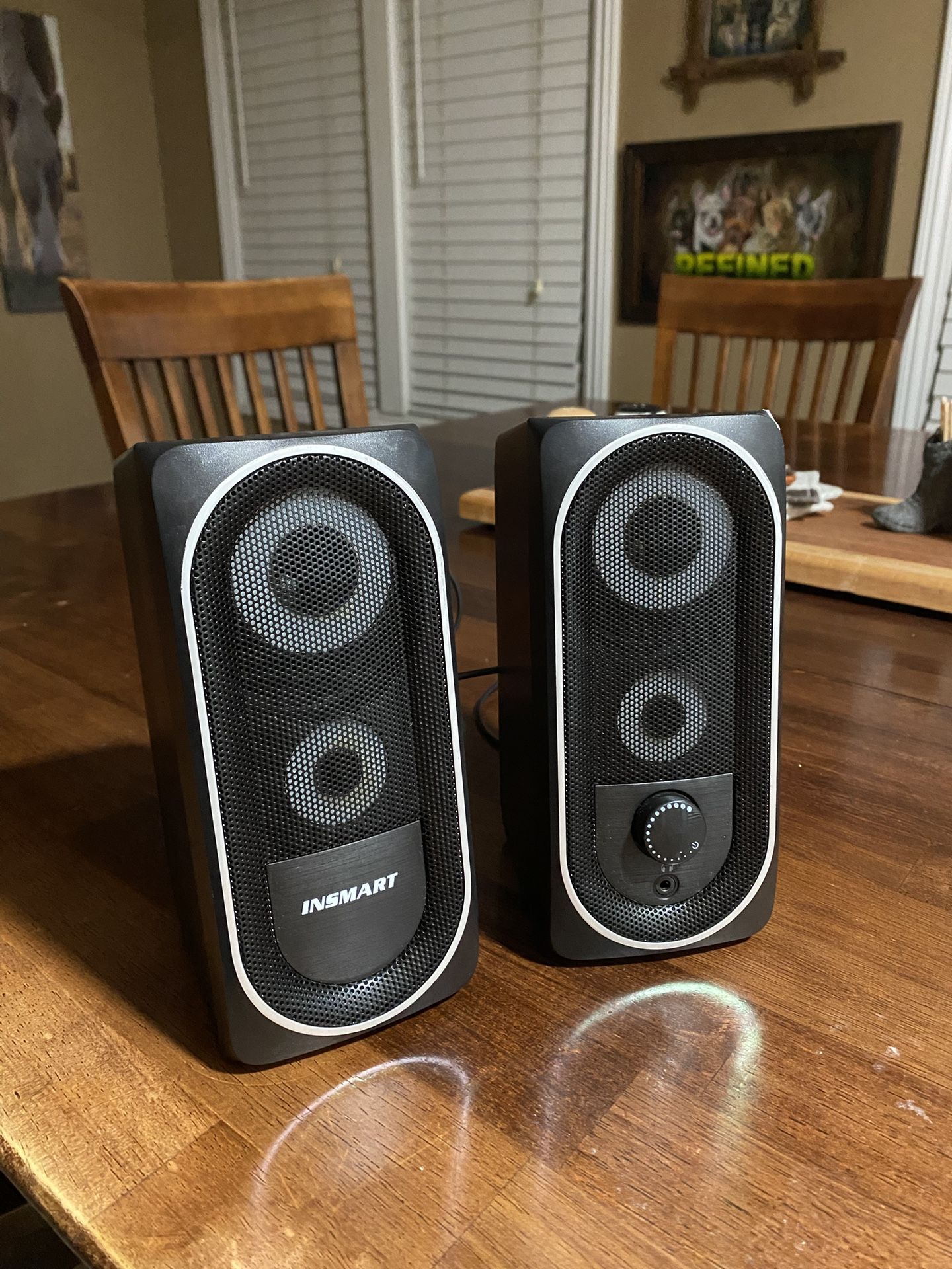 Speakers with AUX and USB Insmart