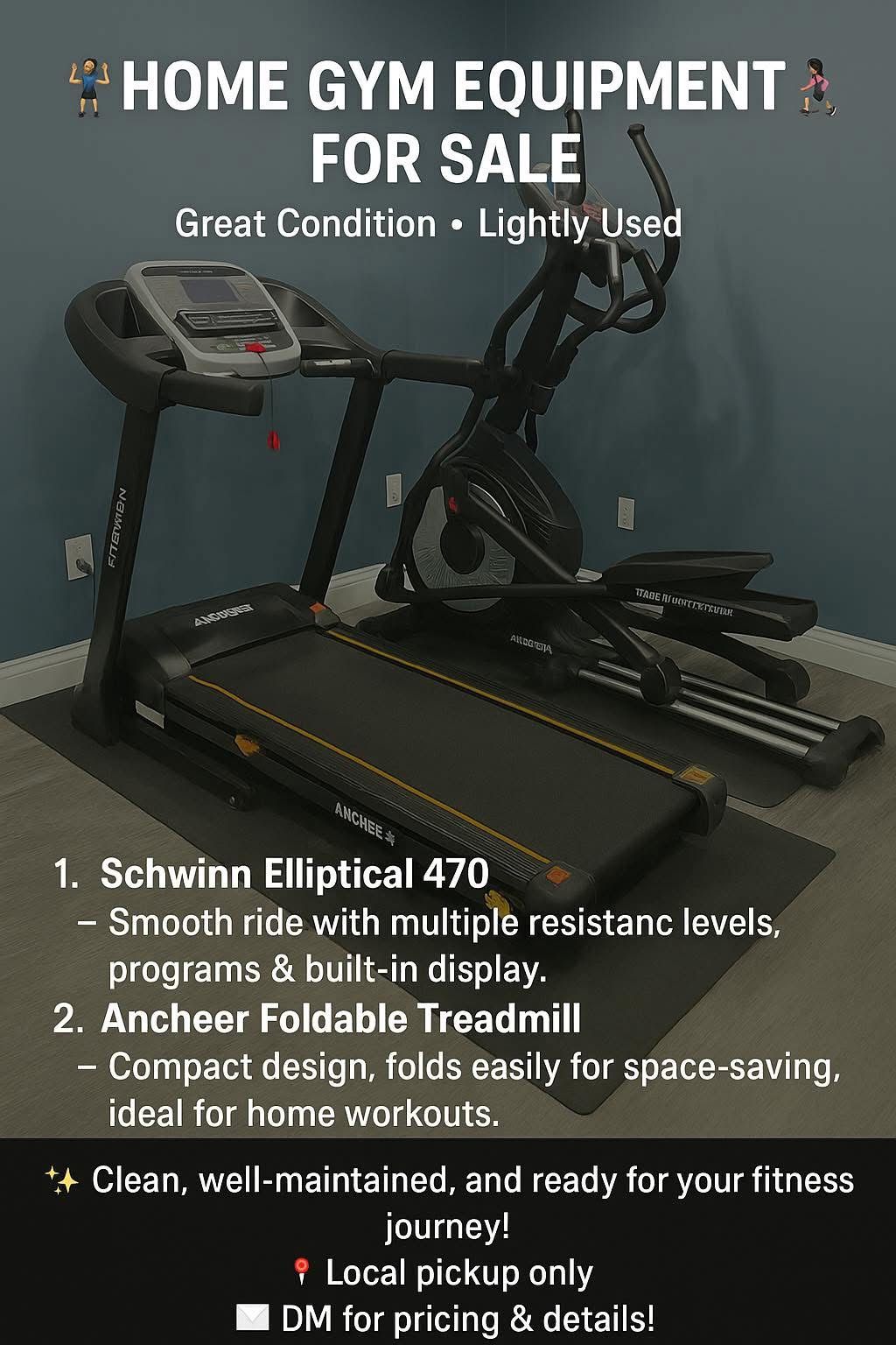 Schwinn Fitness 470 Elliptical Machine 