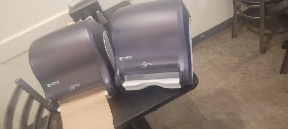 San Jamar toils paper and soap dispenser for office or restaurant
