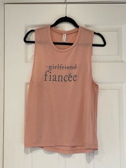 Fiancée Graphic Muscle Tank Top