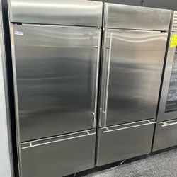 Monogram Stainless Steel Built In Bottom Freezer 72” Set 