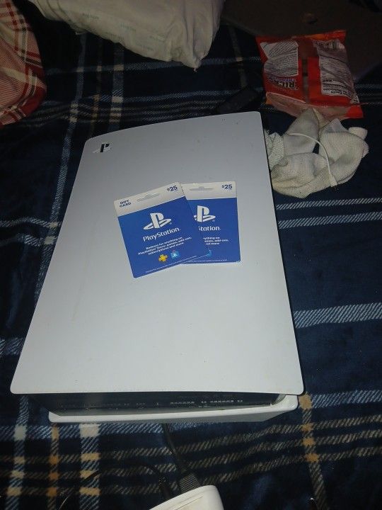 PS5 With Game Cards