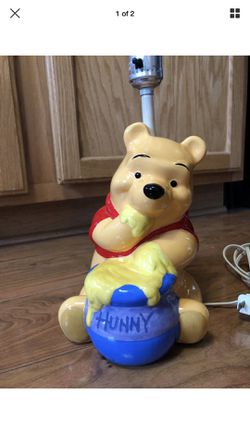 Vintage Winnie the Pooh lamp